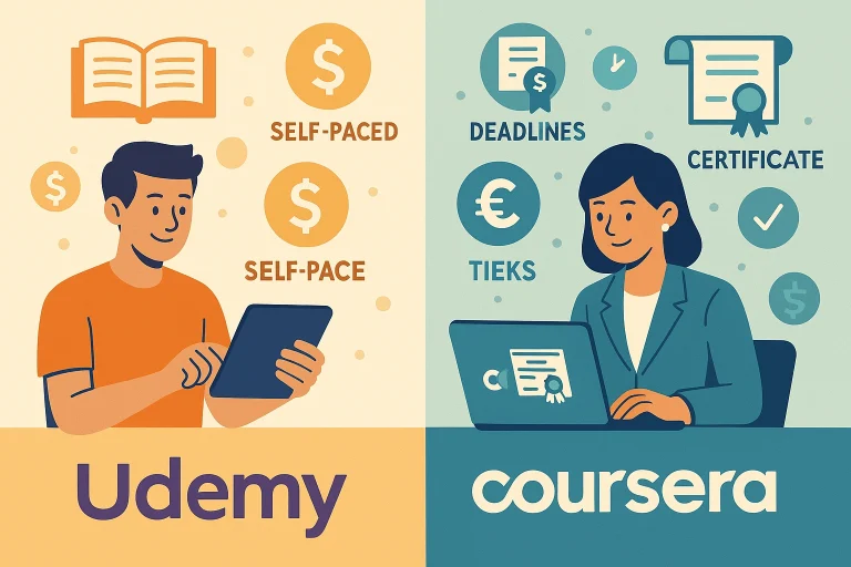Decision Tree for Choosing Udemy or Coursera