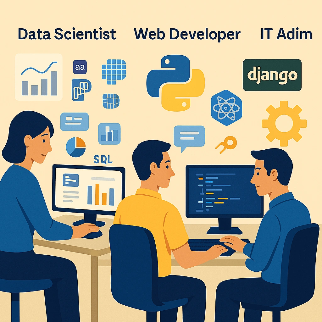 Top Platforms to Learn Python – Coursera, Udemy, edX, DataCamp Infographic illustration showing popular e-learning platforms (Coursera, Udemy, edX, DataCamp, LinkedIn Learning) with Python logos and keywords like certification, self-paced, and career boost.